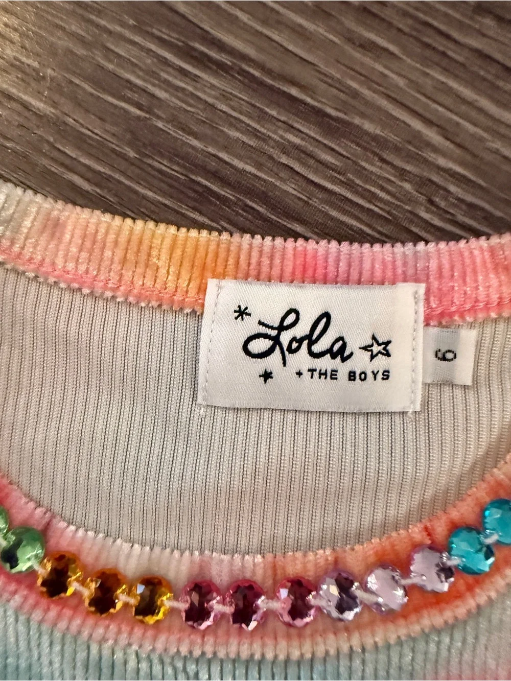 Lola + The Boys Tie Dye Velour Gym Set
